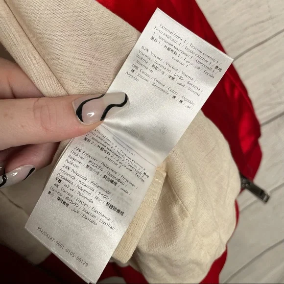 Valentino Red Rockstud Bomber Jacket Satin Studded